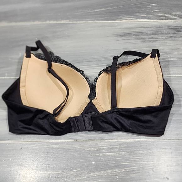 Maidenform Love the Lift All Over Lace Push Up Bra DM9900 34C Black Lace - Picture 4 of 8